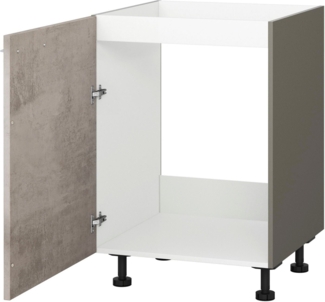 KOCHSTATION Spülenunterschrank KS-Trea SP60 Breite 60 cm, Höhe 75 cm