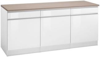 KOCHSTATION Unterschrank KS-Ohio Breite 180 cm