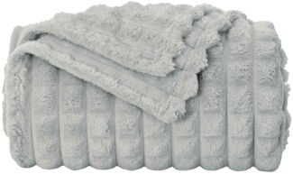 vidaXL Überwurfdecke Grau 270x240 cm Fleece 42016924