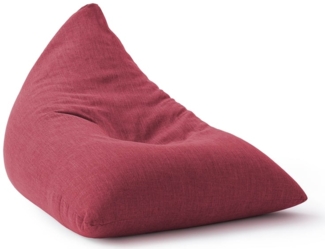 Lumaland 'Interior Line' Sitzsack, Dreieckig, Rot, 150 x 100 x 100 cm, 370 l