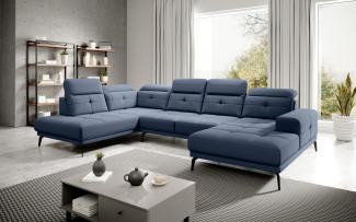 Wohnideebilder Bretan Dunkelblau Ecksofas & Eckcouches CO-BRE-LT-40GO