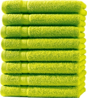 Hometex Premium Textiles Handtuch in Premium Qualität 500 g/m², Feinster Frottier-Stoff 100% Baumwolle, 8x Gästetuch, weich, saugfähig, extra schwer & flauschig - TEST BILD TOP MARKE 2025