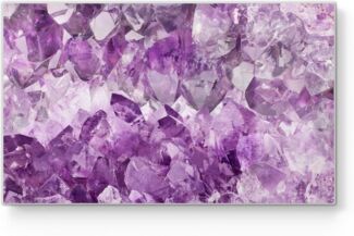 DEQORI Schneidebrett 'Violette Pracht', Glas, Platte Frühstücksbrett Schneideplatte