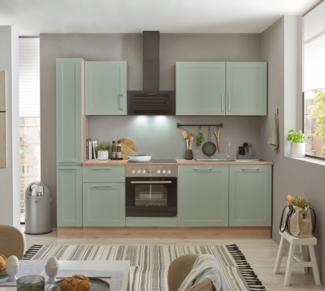 BASIC by Balculina Küchenzeile Marsi, Breite 250 cm, wahlweise mit E-Geräten, Soft-Close-Funktion