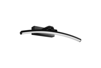 EMKE LED Spiegelleuchte Spiegellampen für das bad spiegelleuchte badezimmer 40cm 180° drehbar spiegelleuchte led BadSpiegelschrank Beleuchtung 4000K Schwarz