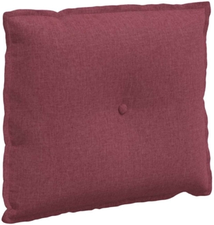 vidaXL Rückenkissen Weinrot 60 x 19 x 50 cm Stoff 42014661