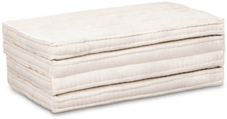 Klappmatratze Kapok Matratze - 200 x 90 x 8 cm - platzsparend, mit Baumwollbezug, Vitabo, 8 cm hoch