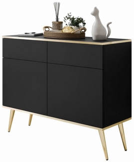 Lookway Kommode OXFORD KSZ107 Zweiflügelige Kommode mit Schubladen
