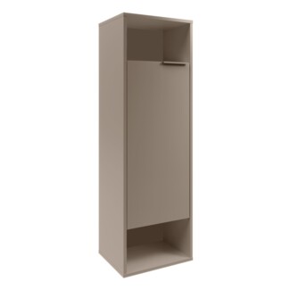 Fackelmann B.PARIS Midischrank 40 cm breit, Grau, Anschlag links