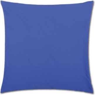 Kissenhülle Dekokissen Kissenbezug Microfaser - viele Größen und Farben Blau 30 x 30 cm