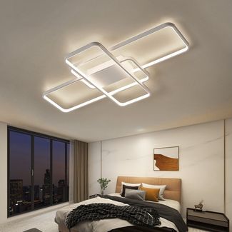 Eurohandisplay LED Deckenleuchte LED Deckenleuchte Deckenlampe Fernbedienung Farbton steuerbar dimmbar, LED fest integriert, Warm- bis Kaltweiß, Mit Fernbedienung Lichtfarbe und Helligkeit einstellbar