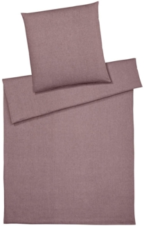 elegante Soft-Flanell Bettwäsche Smoothie red | Kissenbezug einzeln 40x80 cm