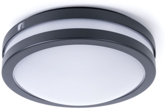 Smart LED Wand-und Deckenleuchte, Stahl verzinkt, 26 cm