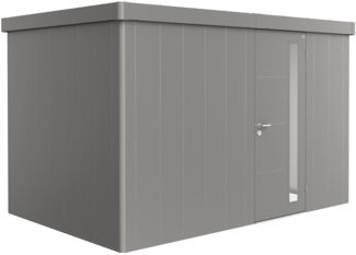 Biohort Gerätehaus Neo, 2D: 348 x 236 x 222 (b x t x h) cm, quarzgrau-metallic