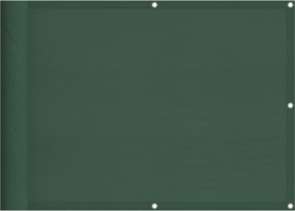 vidaXL Balkon-Sichtschutz Dunkelgrün 75x700 cm 100 % Polyester-Oxford 4000256