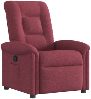 vidaXL Relaxsessel Weinrot Stoff 4015619