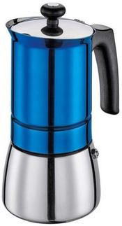Cilio Espressokocher TOSCA 6 Tassen blau