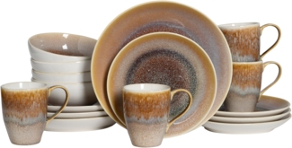 CreaTable 24304 Serie Caldera Sand, Kombiservice 16-tlg