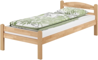 Einzelbett Buche massiv 80x200 Bettgestell Rollrost inkl.