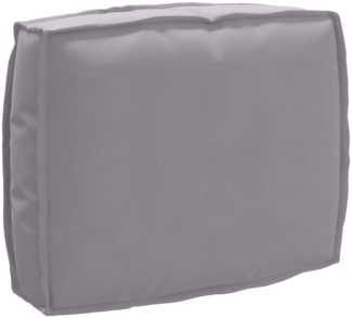 vidaXL Pallet Kissen Set 2 pcs Grau 50 x 50 x 12 cm Oxford Stoff 3329040