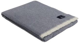 eskimo Lammwoll Plaid Venezia|130x200 cm| cashmere-blue