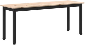 vidaXL Bank Natur 110 x 35 x 45 cm Massives Kiefernholz 892773