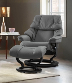 Stressless® Fußhocker Reno, mit Classic Base, Gestell Schwarz