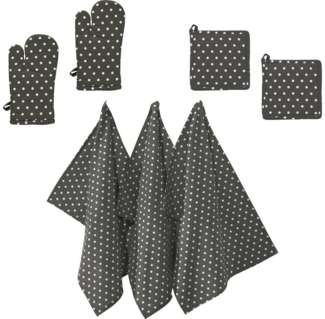 REDBEST Topflappen Küchenset 7-tlg, Punkte