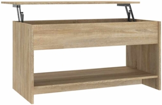 Couchtisch, Sofatisch Sonoma-Eiche 102x50x52,5 cm Holzwerkstoff