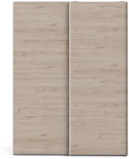 Veto Schiebetürenschrank 150cm weiß Hickory Kleiderschrank Schwebetüren Schrank