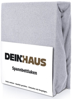 DH DEIN. HAUS Spannbettlaken Frottee, Gummizug: mit Gummizug, Baumwolle, atmugsaktiv, hautfreundlich, pflegeleichter Stoff
