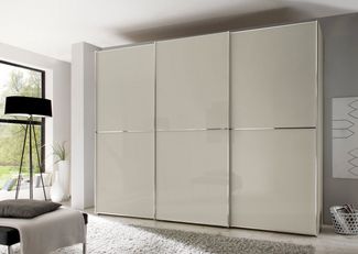STAUD Schwebetürenschrank Sinfonie Plus, edles Design in hochwertiger Qualität, Made in Germany Mit Glasfront und vier verschiedenen Ausstattungsvarianten