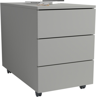 VCM Rollcontainer Dalosa 920393 Grau H. 55 x B. 39 x T. 70 cm