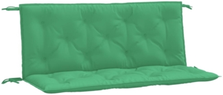 vidaXL Gartenbank-Auflagen 2 Stk. Grün 120x50x7 cm Oxford-Gewebe 361683