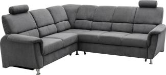 Home affaire Ecksofa Pisa L-Form, mit Bettfunktion und Bettkasten