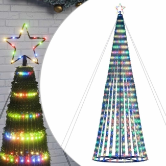 vidaXL LED Weihnachtsbaum 1028 LEDs Mehrfarbig 403 cm 4016403