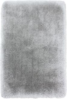 Kadima Design Superweicher Hochflor-Teppich - "Orwell". Farbe: Silber, 200x290 cm