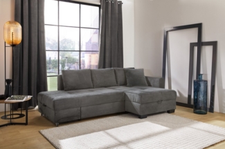 Jockenhöfer Gruppe Ecksofa Fantasy, Dreh-Schwenk-Ottomane, inklusive Relax- und Schlaffunktion, Ottomane links/ rechts montierbar