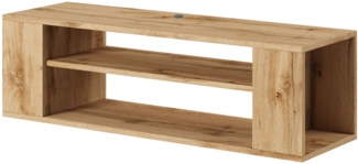 Selsey 'Wall' TV-Schrank mit 2 Fächern, Holzoptik Eiche , 100 cm