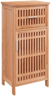 vidaXL Badschrank 42x29x82 cm Massivholz Nussbaum 350354