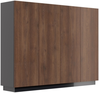 Schuhschrank Alius-XL 4 Türen 36 Paar Redwood : Redwood