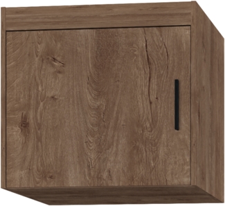 AX LIVING Schrankaufsatz Eiche Lefkas Storicos 1D 59,9 x 55 x 53 cm modern