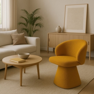 Kaiser Möbel Stuhl Altura Mils Einzigartige Form in Harmonie mit Komfort, Catch Me Stoff