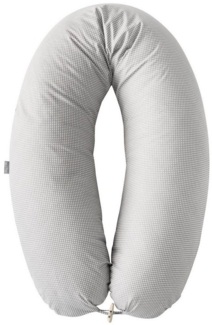 SEI Design Stillkissen Stillkissen 190x30 XXL Füllung Mikroperlen, Seitenschläferkissen, Schwangerschaftskissen mit Bezug, Bezug 100% Baumwolle