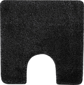 spirella Badematte BRIZZOLO, quadratisch mit Toiletten-Ausschnitt, Höhe: 30 mm, Badteppich Hochflor, Velours meliert, 100% Acryl, Anti-Rutsch Beschichtung, für Fußbodenheizung geeignet, mit Toiletten-Ausschnitt, waschbar 40°, schnelltrocknend, 55x55 ...