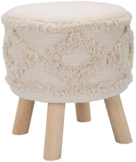 Dmora Hocker Bridges, Verstellbarer Sitz, Barhocker, Hochstuhl, Weiß, 35x35 h40 cm