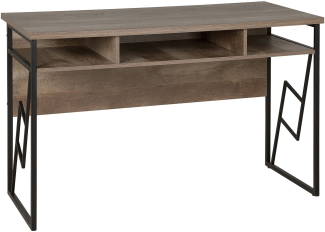 Schreibtisch dunkler Holzfarbton 120x60 cm FORRES