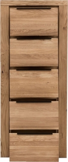 Kommode self Joost / self Joost 2561 / Greta , Echtholz, Holz, Holzwerkstoff , Holzfarben , 60 x 141 x 40 cm