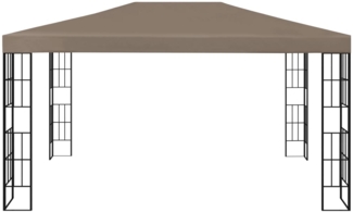 vidaXL Pavillon 4x3 m Taupe 312258
