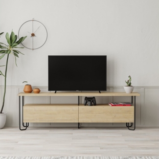 Decortie TV-Schrank Cornea Modernes TV-Möbel mit Schrank, 150 x 42 x 45 cm